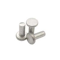 Rivets solides en aluminium Tête plate et tête fraisée Sans finition Différents diamètres et longueurs