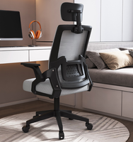 Chaises de bureau Chine : Chaise ergonomique à dossier haut entièrement en maille avec appui-tête réglable – Spécifications