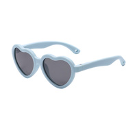 Lunettes de soleil à diffraction en forme de cœur pour enfants, effet de changement de couleur, vente en gros