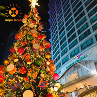ANPU LED RGB Pixel IP65-Zertifizierte Riesige Outdoor-Weihnachtsbaumbeleuchtung für Landschafts- und Hochzeitsdekoration