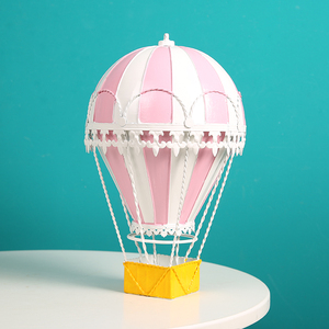 Modelo de globo aerostático como adorno para habitación infantil, decoración para habitación de niña, accesorios bonitos para el escritorio de jardín de infantes - Product Image 3