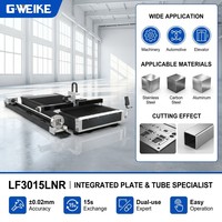 Machine de découpe laser à fibre LF3015CNR pour plaque et tube en acier inoxydable de 10 mm avec source laser Raycus