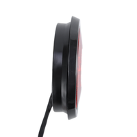 Feux de freinage, de position et de clignotants LED étanches 12V/24V, feux arrière LED ronds de 4 pouces pour camions et remorques, ambre/rouge