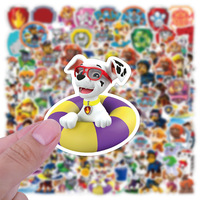 Autocollants de dessin animé Paw Patrol en vinyle imperméable pour enfants, pour bouteille d'eau, coque de téléphone, ordinateur portable, casque, bagages, vélo, DIY