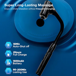 <span class=keywords><strong>Pistola</strong></span> <span class=keywords><strong>de</strong></span> Masaje <span class=keywords><strong>de</strong></span> Alta Calidad con Mango Largo Extensible, <span class=keywords><strong>Silicona</strong></span> <span class=keywords><strong>de</strong></span> Grado Alimenticio, para Espalda, Cuello y Recuperación Muscular, Eléctrica - Product Image 4
