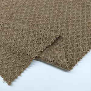 Shaoxing Textiel Groothandel Katoen Acryl 270GSM Jacquard Hacci Stof In Roll Verpakking