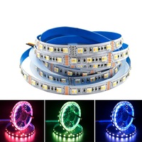 Bande LED 5-en-1 5050 RGB/RGBCW Pleine Couleur CCT Réglable Dimmable Cuivre Étanche IP65/IP68 5m/rouleau