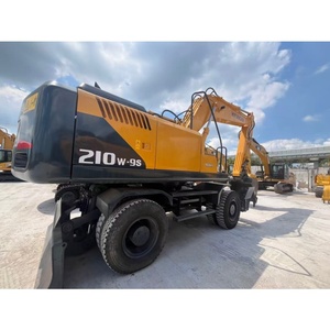 Excavadora de Ruedas Usada Hyundai 210W-9S Robex, Excavadora Hidráulica con Cucharón de 0.92m³ para Construcción y Movimiento de Tierras - Product Image 5