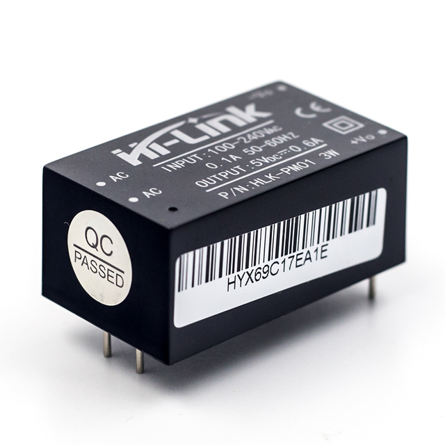 KUNOGSHUN HLK-PM01 HLK-PM03 HLK-PM12 HLK-5M05 HLK-5M12 HLK-2M05 220V to 5/3.3/12V 3W/5W Step Down Mini AC-DC Power Supply Module