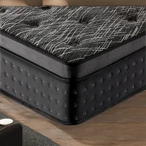 Rotolo di molle tascabile re Size durevole del materasso in un letto della scatola per uso dell'ospedale e dell'hotel della scuola - Product Image 4