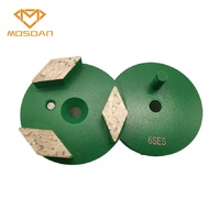 Plaque de meulage diamant d'outillage de préparation de Surface STI de 3 pouces avec 3 segments de losange