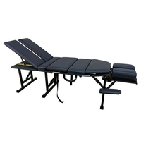 Table de chiropratique portable, table de traitement de correction de la colonne vertébrale pliable, table de massage de physiothérapie pour clinique