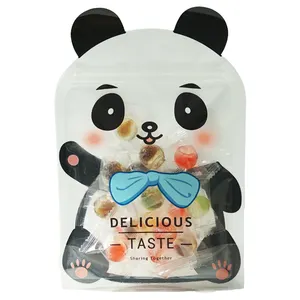 2022 Beste Verkoper Panda Eekhoorn Stijl Snack Snoep Moer Gift Bags Nieuwe Ontwerp Plastic Voedsel Verpakking