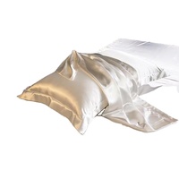 100% pure soie de mûrier végétalien organique taie d'oreiller brodé luxe refroidissement taie d'oreiller pour une utilisation d'hôtel avec motif animal