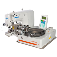 Machine à boutonner automatique d'occasion Siruba ASP-ABF 100J avec alimentation automatique des boutons, haute efficacité