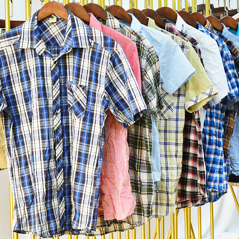 Cheap Price Wholesale Used Men Clothes Cotton Shirts Second Hand Clothing for Africa