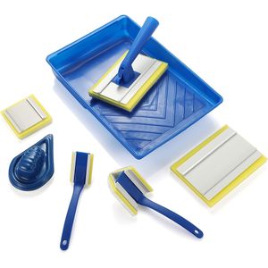 Set di imbottiture per finestre con bordi angolari da 7 pollici per pareti e soffitti con imbottitura da pittore con funzione di ritocco - Product Image 2