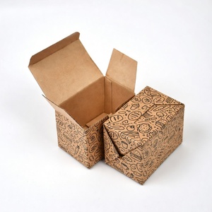 กล่องกระดาษคราฟท์แบบมีฐานตะขอ ผลิตตามสั่ง ย่อยสลายได้ เป็นมิตรต่อสิ่งแวดล้อม สำหรับอาหาร <span class=keywords><strong>ซูชิ</strong></span> อาหารเด็ก ขนม ลูกอม พร้อมพิมพ์ลายนูน - Product Image 4