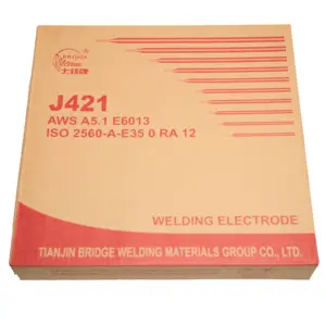 de soudage électrodes en acier au carbone Suppliers-Bridge Bridge — électrode de soudage adapté à la structure en acier à basse teneur en carbone, J421 aw E6013