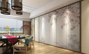 Kunden spezifische moderne langlebige 3D-Lederstickerei wasserdicht Home Interior Decoration Kopfteil TV-Panel aus MDF - Product Image 4