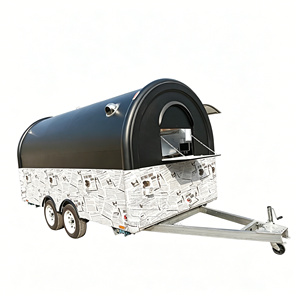 Commercial Grade <b>BBQ</b> Outdoor Coffee Food Truck Full Kitchen Catering Trailer - Product Image 3