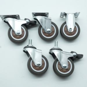 3,<span class=keywords><strong>5</strong></span>/4,<span class=keywords><strong>5</strong></span>/<span class=keywords><strong>5</strong></span>,<span class=keywords><strong>5</strong></span>-Zoll-PVC-Radrollen Schwenkbare obere Platte Gewindes tiel Rollen rollen Hochleistungs-Industrie rad rollen - Product Image 1