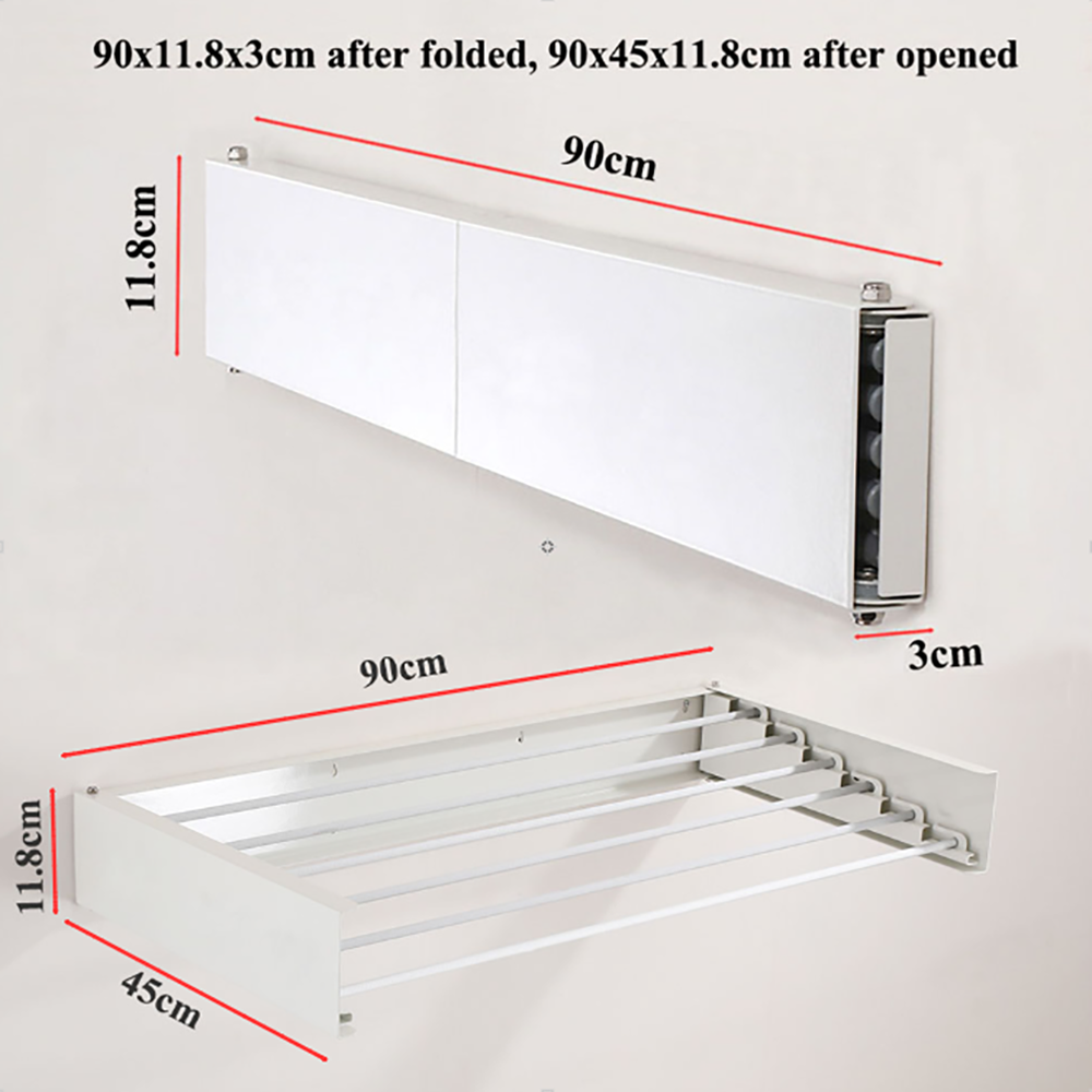 W1608 White 90cm
