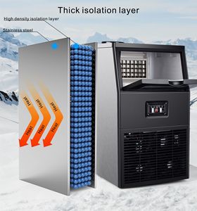 25kg đến 500kg tan chảy từ từ thương mại sử dụng trong suốt khối Ice Cube Maker Máy làm - Product Image 5