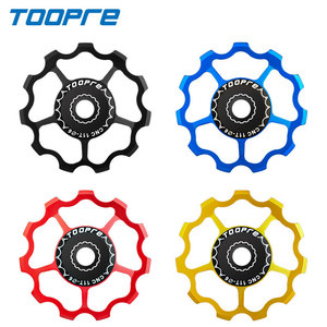 TOOPRE Ligero 11T 13T Transmisión Cojinete de cerámica Engranaje <span class=keywords><strong>Bicicleta</strong></span> Rueda de guía de Dial trasero <span class=keywords><strong>para</strong></span> carretera de montaña y rueda de guía de coche - Product Image 4