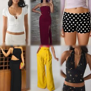 Wholesale Inventory of Casual Clothing From Suppliers Women's Used Dresses Tops T-shirts Pants Short Skirts <b>Mixed</b> Packaging - Product Image 3
