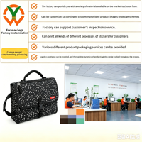 Sac à langer multifonction portable en coton avec matelas à langer pliable et utilisation pour poussette de voyage en extérieur