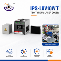 Máquina de Marcado Láser UV de 10W IPS-LUV10W T TTO, Codificador de Fecha Industrial Integrable para Máquina de Empaquetado de Almohadas