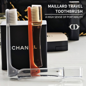 Cepillo de Dientes Plegable de Viaje con Cerdas Suaves, Iones de Plata, para Adultos, Portátil y Ecológico - Product Image 2
