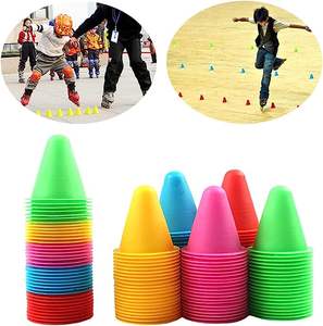 Sıcak <span class=keywords><strong>Mini</strong></span> trafik konileri oyuncaklar çocuklar için renkli yol konileri çeviklik futbol paten eğitim - Product Image 3