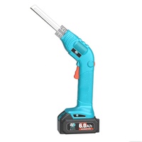 Couteau électrique sans fil à batterie lithium DC21V, tête de coupe pour plastique et mousse, avec lame en forme de R et pied de coupe