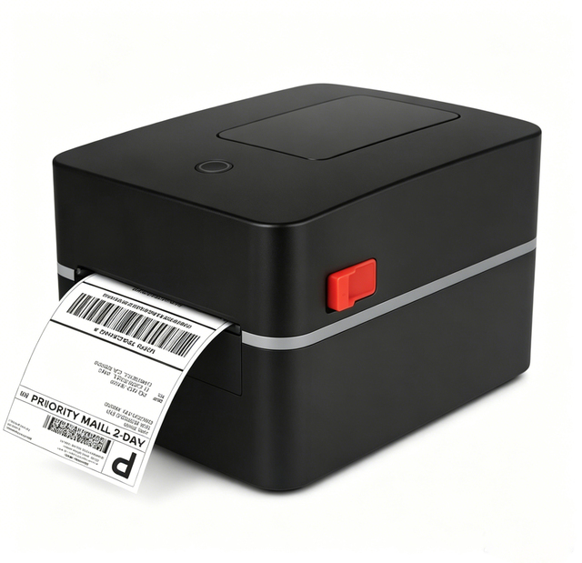 Direct Thermal 4 Inch Label Printer for Barcode, Shipping, and Warehouse Labels Sticker Printer Machine for Small Business