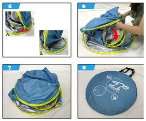 Baby Beach <b>Tent</b> <b>Pop</b> <b>Up</b> Portable Shade Pool UV Protection Sun Shelter for Infant for <b>Kids</b> Outdoor Camping <b>Tent</b> with Carry Bag - Product Image 6
