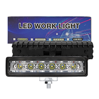 Fournisseur direct d'usine, barre lumineuse de travail LED 12V 24V, lumières clignotantes rouges et bleues, avant, 14 lentilles pour véhicules tout-terrain, SUV, VTT, camions 4x4