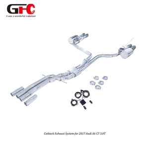 Système d'échappement Catback Valvetronic pour Audi <span class=keywords><strong>A6</strong></span> A7 3.0T <span class=keywords><strong>C7</strong></span> C6 GFC 2012-2021, pour un son de voiture sport - Product Image 5