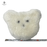 Gant de lavage de voiture JIEFAN en laine de mouton 100% écologique, super doux, de haute qualité, 16*13cm, fournisseur direct d'usine