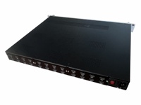 Modulador codificador de 24 canales HD a ISDBT, DVBT, DVBC, CATV, QAM