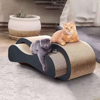Griffoir pour chat double face réversible et durable, 2-en-1, lit et canapé modernes pour chat