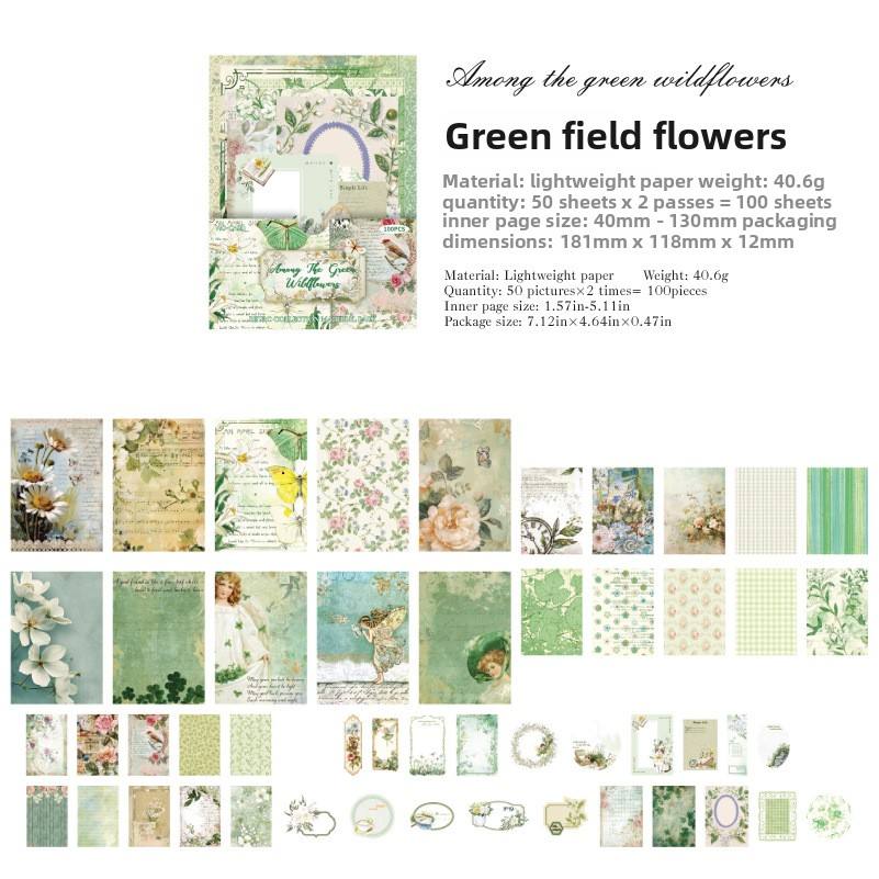 C Fleur sauvage verte