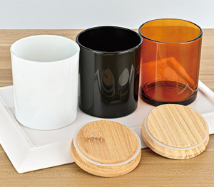 Frasco de Vidrio Negro Esmerilado de 7oz para Velas Navideñas con Tapa y Logotipo Personalizado - Ecológico y Reutilizable - Product Image 6