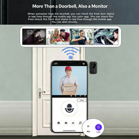 Système de visiophone sans fil, sonnette alimentée par batterie, application Tuya, alliage d'aluminium, sans frais cachés, stockage cloud, clarté 24h/24