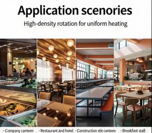 Vaporera China para Panecillos al Vapor, para Cocinar al Vapor Verduras, Mariscos, Dim Sum, Dumplings y Panecillos - Product Image 4