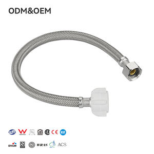 Polymeer Gevlochten Moderne Ppw Merk Sanitair Slangen Fip1/2X7/8bc Flexibele Roestvrij Steel304 Badkamer Toiletslang Met Plastic Moer - Product Image 1