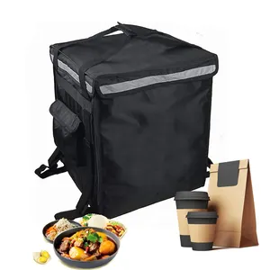 Изолированная Термосумка для еды, индивидуальный холодильник для льда, сумка для доставки, большой рюкзак, сумка-холодильник