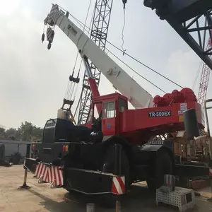 Goede Prestaties Gebruikt Tadano TR500EX 50 Ton Heavy Lifting Ruw Terrein Kraanwagen, Gemaakt In Japan Tadano Mobiele Kraan