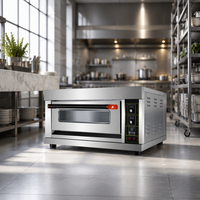 Four à pâtisserie électrique en acier inoxydable RTK pour la vente en gros, idéal pour les pizzerias, boulangeries et pâtisseries